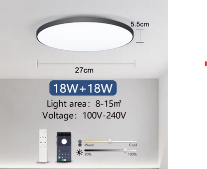 Smart Remote Control Led Ceiling Lamp