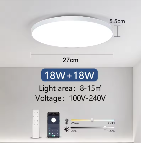 Smart Remote Control Led Ceiling Lamp