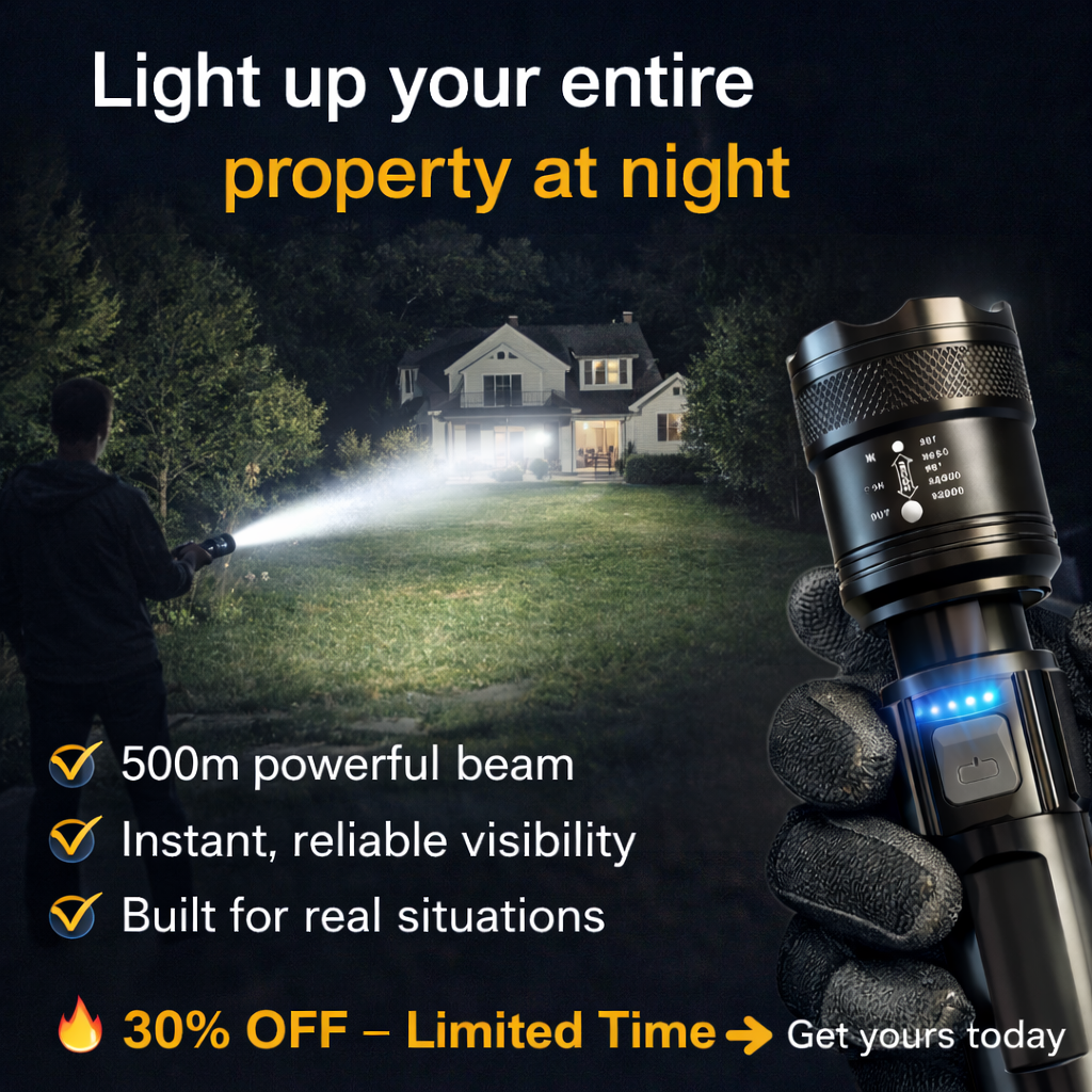 Ultra-Bright Rechargeable LED Flashlight