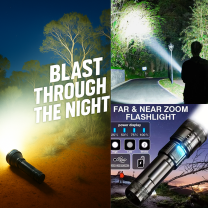 Ultra-Bright Rechargeable LED Flashlight