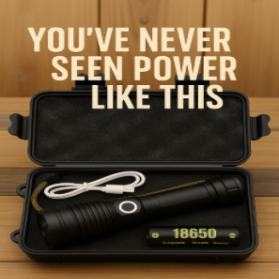 Ultra-Bright Rechargeable LED Flashlight