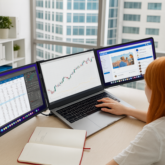 Portable Dual Monitor Screen