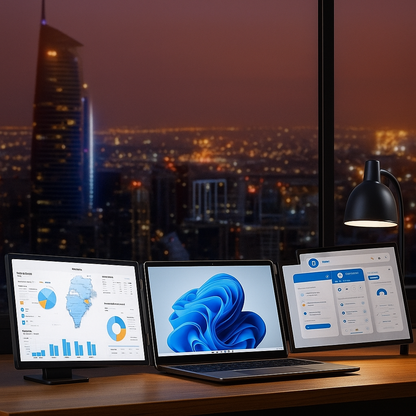 Portable Dual Monitor Screen