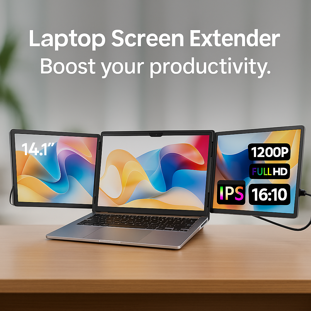 Portable Dual Monitor Screen