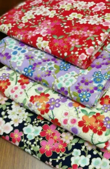 Exquisite Japanese Design Cotton Fabric (100cm x 150cm)