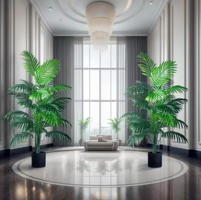 Tropical Lush Artificial Palm Tree