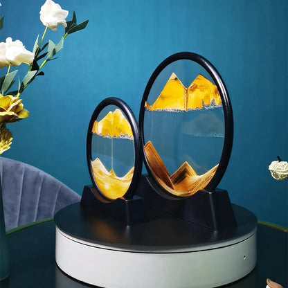 3D Moving Sand Art Glass Picture