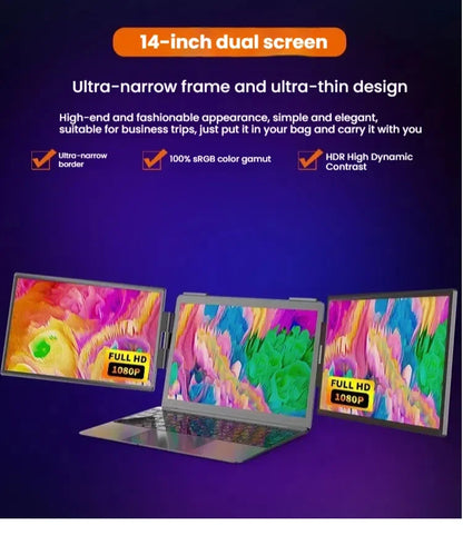 Portable Dual Monitor Screen