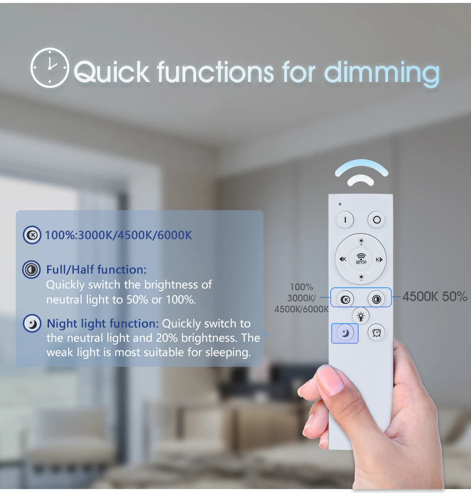Smart Remote Control Led Ceiling Lamp