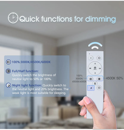 Smart Remote Control Led Ceiling Lamp