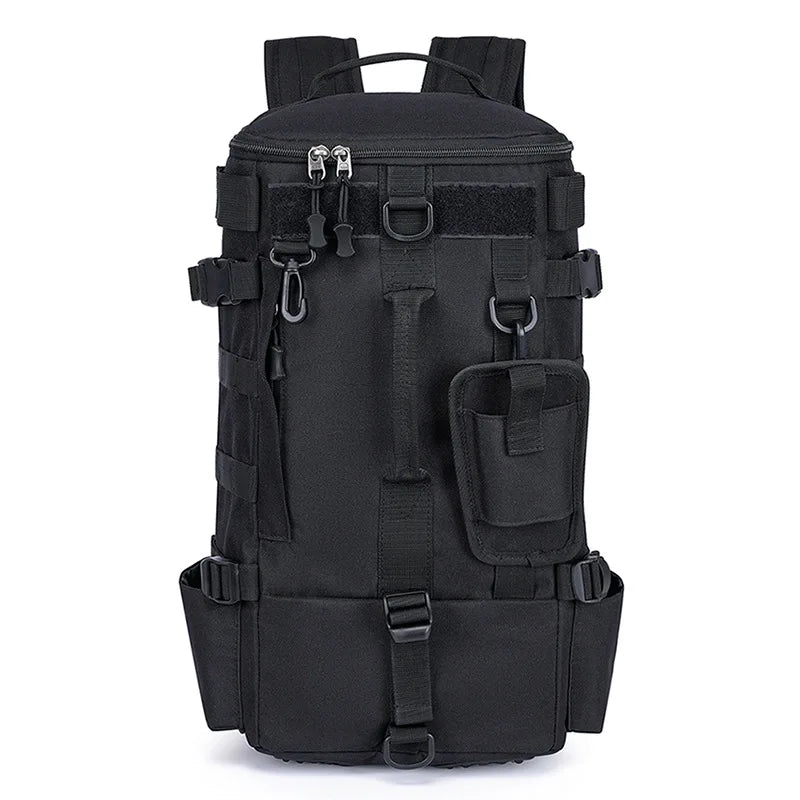 Tactical Fishing Backpack with Rod Holders