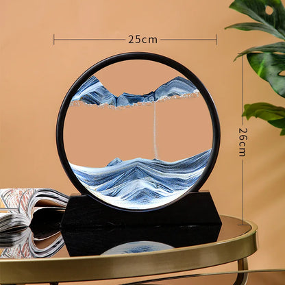 3D Moving Sand Art Glass Picture