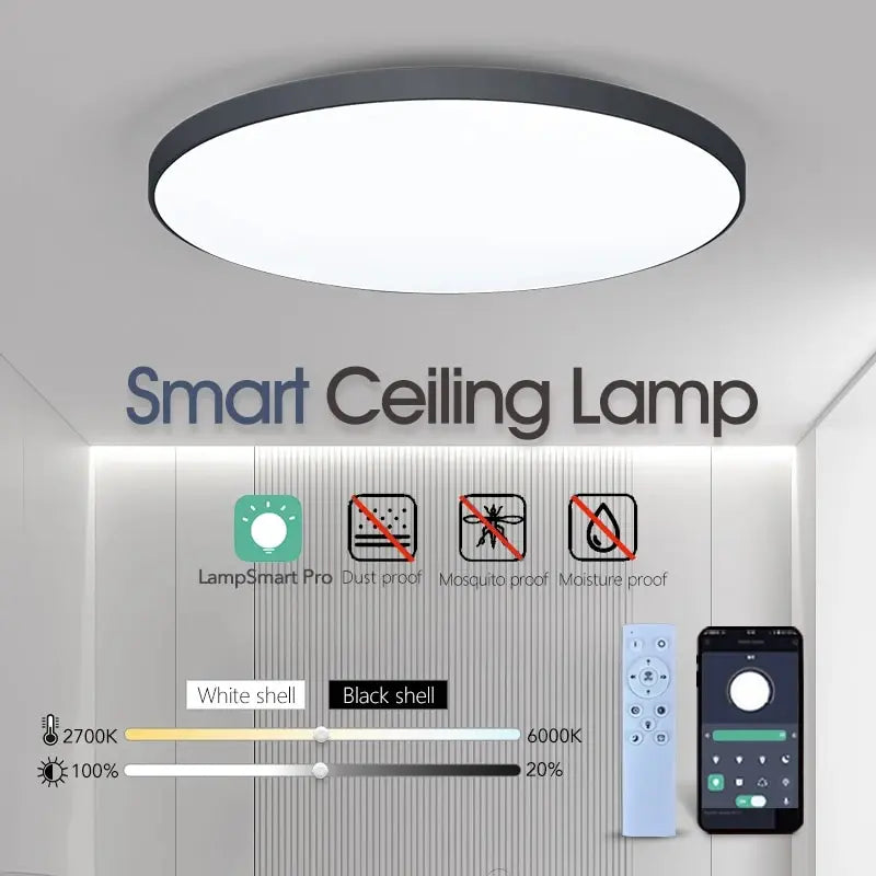 Smart Remote Control Led Ceiling Lamp