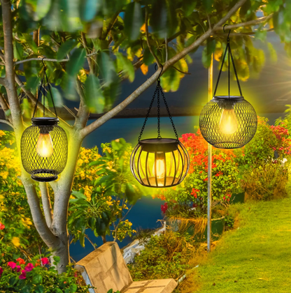 Durable Waterproof LED Solar Lantern For All-Night Lighting