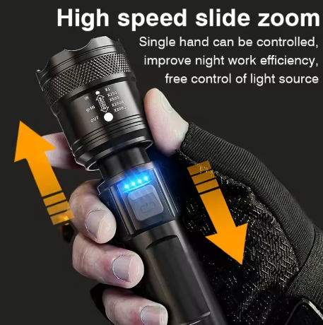Ultra-Bright Rechargeable LED Flashlight