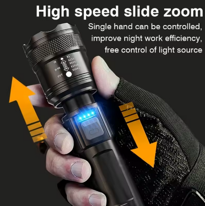 Ultra-Bright Rechargeable LED Flashlight